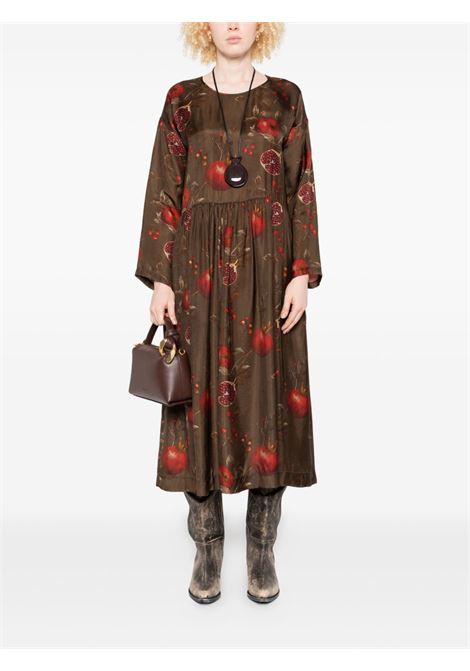 alexa dress woman brown UMA WANG | UP5017UW067